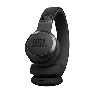 Belaidės ausinės JBL Live 670NC, adaptive noise-cancelling, black Prekė - JBLLIVE670NCBLK