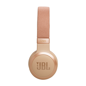 Ausinės JBL Live 670NC, adaptive noise-cancelling, sand, belaidės Prekė - JBLLIVE670NCSAT