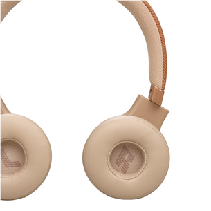 Ausinės JBL Live 670NC, adaptive noise-cancelling, sand, belaidės Prekė - JBLLIVE670NCSAT