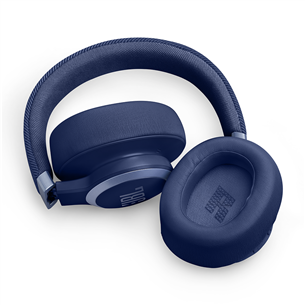 Ausinės JBL Live 770NC, adaptive noise-cancelling, blue, belaidės Prekė - JBLLIVE770NCBLU