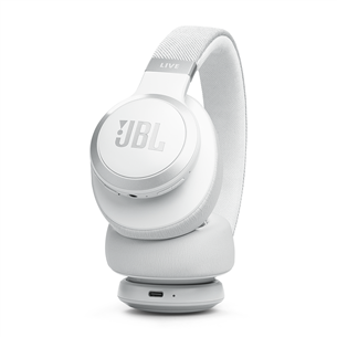 JBL Live 770NC, adaptive noise-cancelling, white - Wireless over-ear headphones Item - JBLLIVE770NCWHT