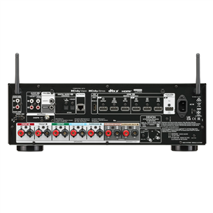 7 kanalų namų kino stiprintuvas Denon AVR-X1800H, 7.2, juodas Prekė - AVRX1800HDABBKE2