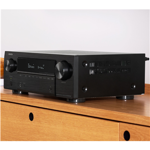 7 kanalų namų kino stiprintuvas Denon AVR-X1800H, 7.2, juodas Prekė - AVRX1800HDABBKE2