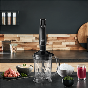 Trintuvas Tefal Infiny Force, 1000 W, black - Hand blender + XL Chopper blender accessory Prekė - HB94L830