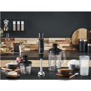 Trintuvas Tefal Infiny Force, 1000 W, black - Hand blender + XL Chopper blender accessory Prekė - HB94L830