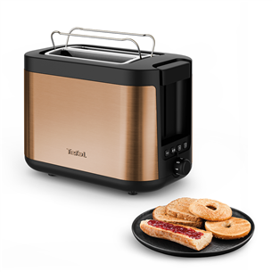 Tefal Coppertinto, 850 W, black/copper - Toaster Item - TT430G10