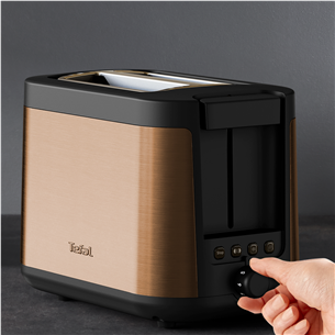Tefal Coppertinto, 850 W, black/copper - Toaster Item - TT430G10