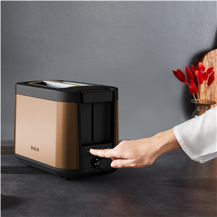 Tefal Coppertinto, 850 W, black/copper - Toaster Item - TT430G10