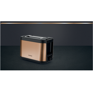 Tefal Coppertinto, 850 W, black/copper - Toaster Item - TT430G10