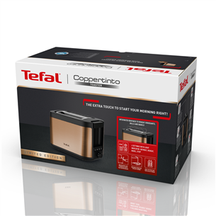 Tefal Coppertinto, 850 W, black/copper - Toaster Item - TT430G10