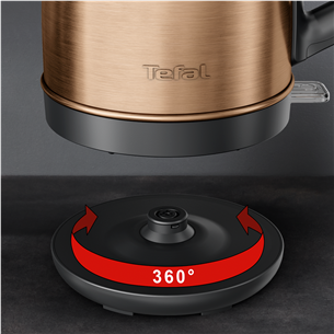 Tefal Coppertinto, 2400 W, copper/black - Kettle Item - KI280G10