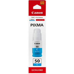 Rašalo kasetė Canon GI-50, cyan Prekė - 3403C001 3403C001