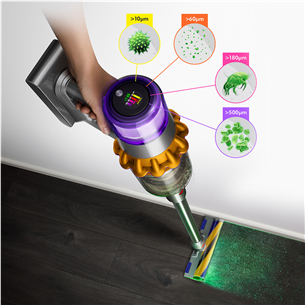 Dyson V15 Detect Absolute (2023), nickel - Cordless vacuum cleaner Item - V15DETECABSOLUT-2023