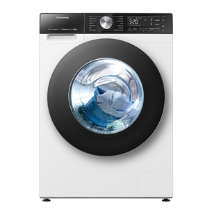 Hisense 10,5 kg, auto dose, depth 59 cm, 1400 rpm - Front load washing machine Item - WF5S1045BW