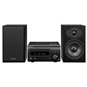 Denon M41 imtuvas, SC-M41 garso kolonėlės, juodas - Muzikinis centras RCDM41BKE2+SCM41BKEM