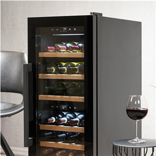 Caso WineExclusive 38 Smart, 38 bottles, height 107 cm, black - Wine Cooler Item - 00721