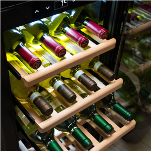 Caso WineExclusive 38 Smart, 38 bottles, height 107 cm, black - Wine Cooler Item - 00721