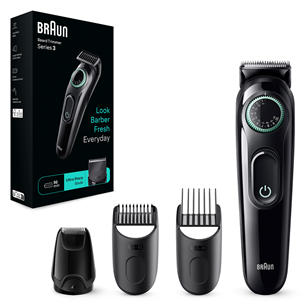 Barzdaskutė Braun Series 3 Beard Trimmer, black Prekė - BT3421