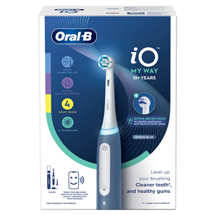 Elektrinis dantų šepetėlis Braun Oral-B iO My Way, blue Prekė - IOMYWAY
