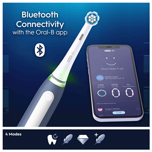 Elektrinis dantų šepetėlis Braun Oral-B iO My Way, blue Prekė - IOMYWAY