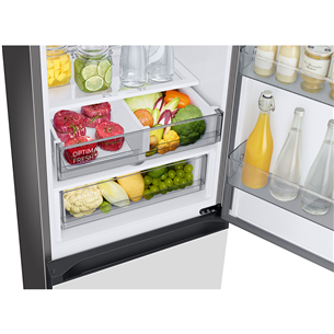Samsung BeSpoke, NoFrost, 186 cm, 344 L, white - Šaldytuvas Prekė - RB34C7B5E12/EF