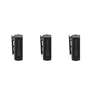 Mikrofonas RODE Wireless PRO, 3.5 mm, USB-C, black Prekė - WIPRO
