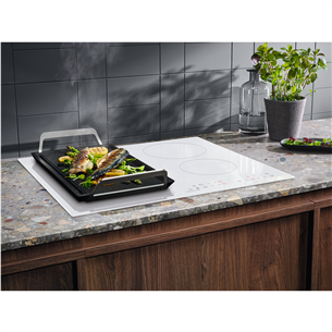 Electrolux, width 59 cm, frameless, white - Built-in Induction Hob Item - LIV63431BW