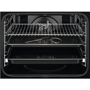 Electrolux, 72 L, pyrolytic cleaning, black/white - Built-in oven Item - EOE8P39WV