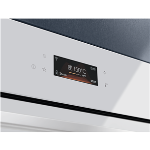 Electrolux, 72 L, pyrolytic cleaning, black/white - Built-in oven Item - EOE8P39WV