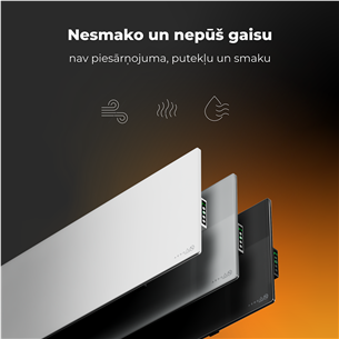 Šildytuvas Aeno, 700+ W, black Prekė - AGH0005S