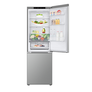 LG, NoFrost, 344 L, 186 cm, sidabrinis - Šaldytuvas Prekė - GBV3100CPY.APYQEUR