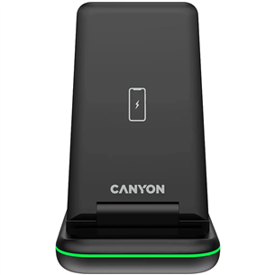 Canyon WS-304, black - Belaidis įkroviklis Prekė - CNS-WCS304B CNS-WCS304B