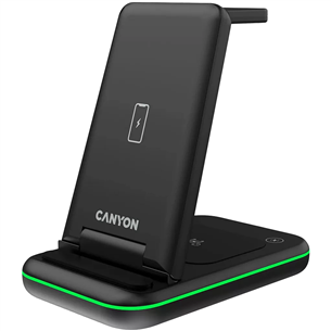 Canyon WS-304, black - Belaidis įkroviklis Prekė - CNS-WCS304B