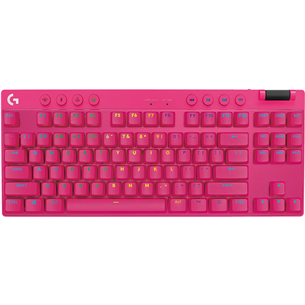 Logitech PRO X TKL, US, pink - Wireless keyboard Item - 920-012159