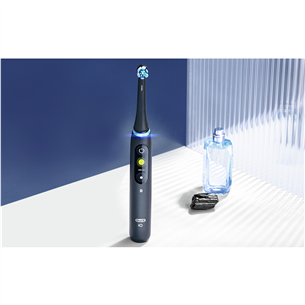 Braun Oral-B iO 8 Duo, 2 vnt., juodas/baltas - Elektrinių dantų šepetukų komplektas Prekė - IO8DUOWB