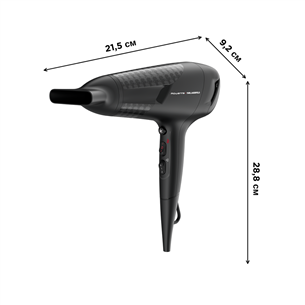Rowenta x KARL LAGERFELD Studio Dry, 2100 W, black - Plaukų džiovintuvas Prekė - CV581LF0