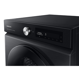 Samsung BeSpoke AI, 9 kg, depth 60 cm, black - Clothes Dryer Item - DV90BB7445GBS7