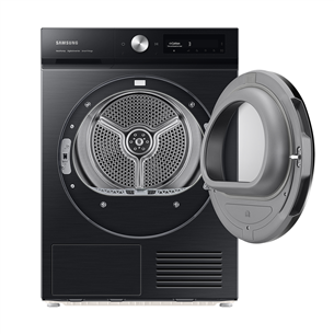 Samsung BeSpoke AI, 9 kg, depth 60 cm, black - Clothes Dryer Item - DV90BB7445GBS7