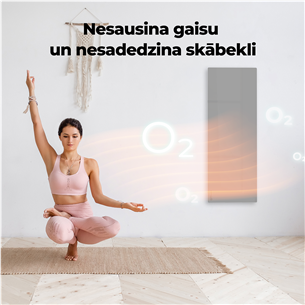 Šildytuvas Aeno, 700+ W, black Prekė - AGH0005S