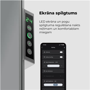 Šildytuvas Aeno, 700+ W, black Prekė - AGH0005S