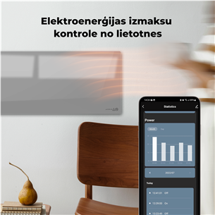 Šildytuvas Aeno, 700+ W, black Prekė - AGH0005S