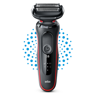 Braun Series 5, Wet & Dry, black/red - Barzdaskutė Prekė - 51-R1000S