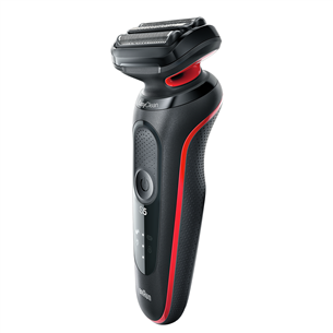 Braun Series 5, Wet & Dry, black/red - Barzdaskutė Prekė - 51-R1000S