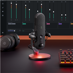 SteelSeries Alias, USB-C, черный - Микрофон Товар - 61601