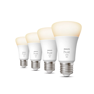 Philips Hue White, E27, white, 4 pcs - Smart light Item - 929001821625 929001821625