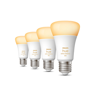 Philips Hue White Ambiance 800, E27, white, 4 pcs - Smart light Item - 929002489804 929002489804