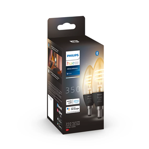 Philips Hue White Ambiance, E14, filament, white, 2 pcs - Smart light Item - 929003145202
