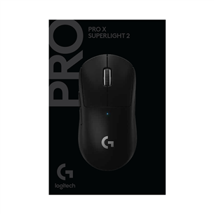 Logitech G PRO X Superlight 2, black - Belaidė pelė Prekė - 910-006630