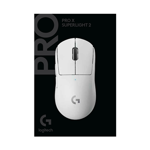Logitech G PRO X Superlight 2, white - Belaidė pelė Prekė - 910-006638