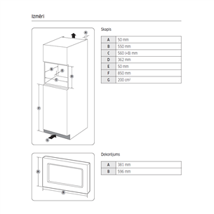 Microwave oven Samsung Item - MG23A7318CK/E2